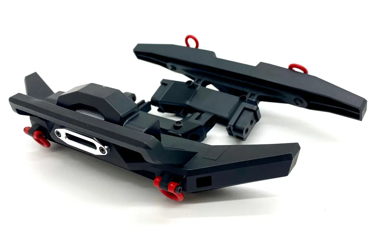 Trx-4 High Trail - Bumpers (Front, Rear,And Mount Red Traxxas 82044-4 1