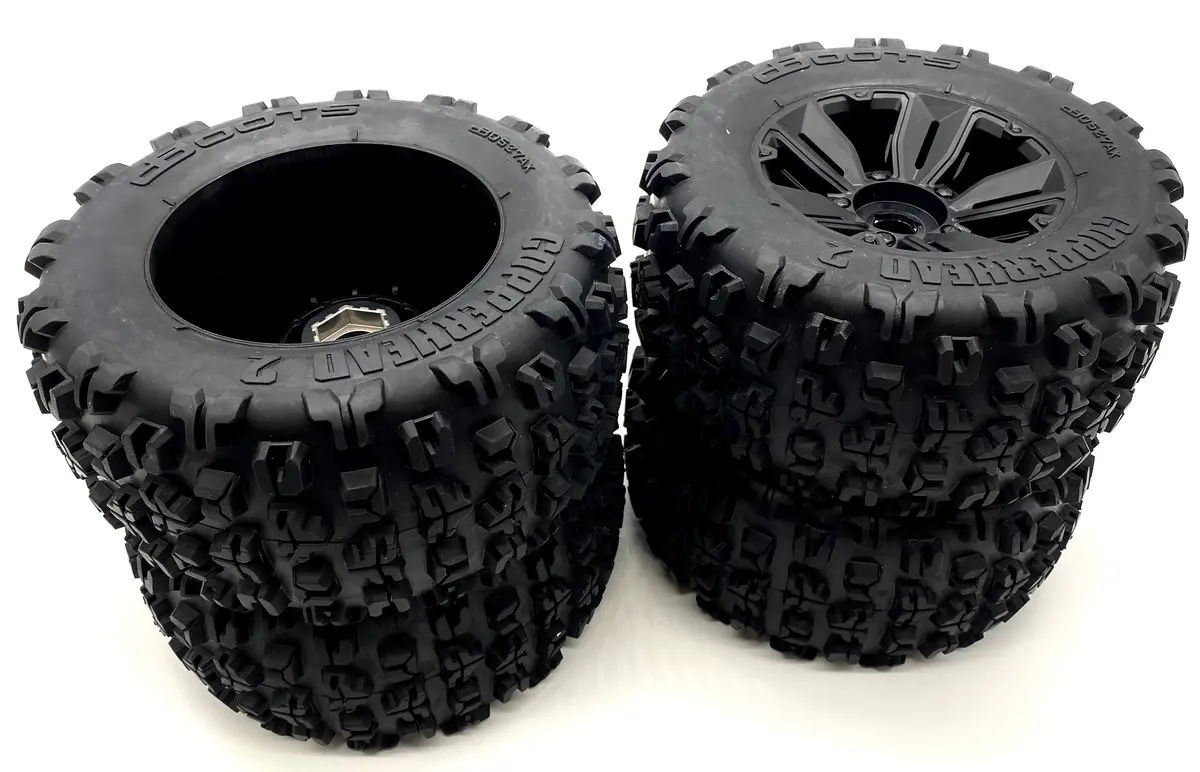 Kraton 8S Exb - Tires & Wheels (Tyres Rims Dboots Copperhead2 Bb Mt Arrma Ara5808v2 2