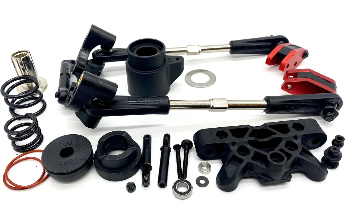 Kraton 8S Exb - Steering Set Bellcrank Top Plate Rack, Steel Rods Arrma 1/5 Ara5808v2 1