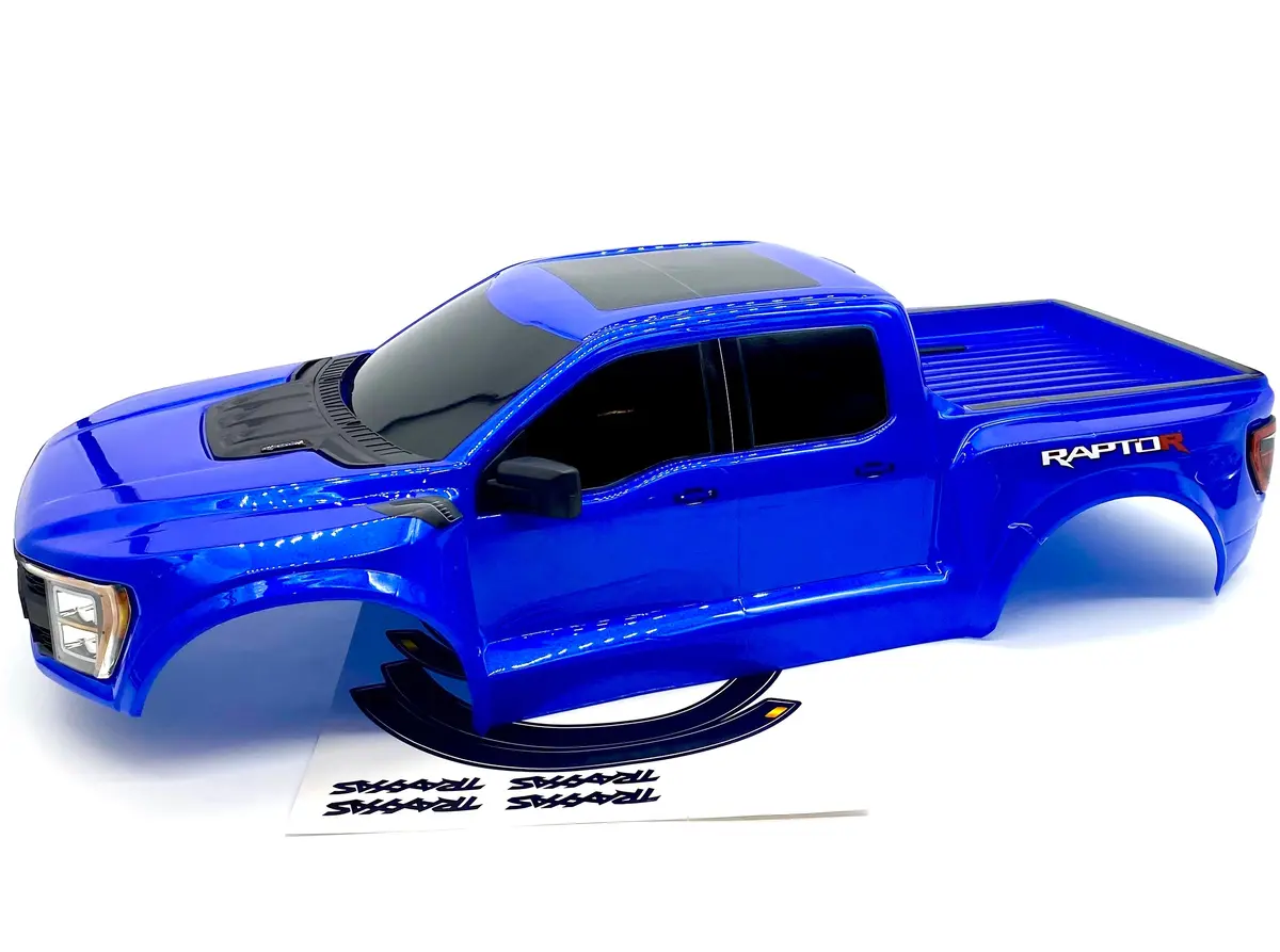 Raptor R Body, Painted Shell, Blue (Cover Trimmed Traxxas 101076-4 1