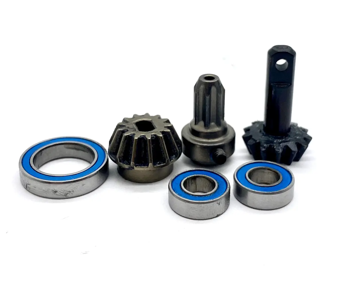 Raptor R Bevel Gear & Bearing Set Pinion Drive Rustler Slash 101076-4 1