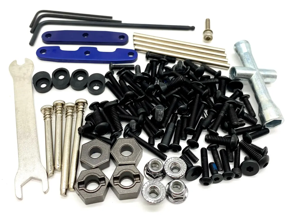 Slash 4X4 Vxl - Screws & Tools Set Wheel Nuts Suspension Pins 68386-4 1