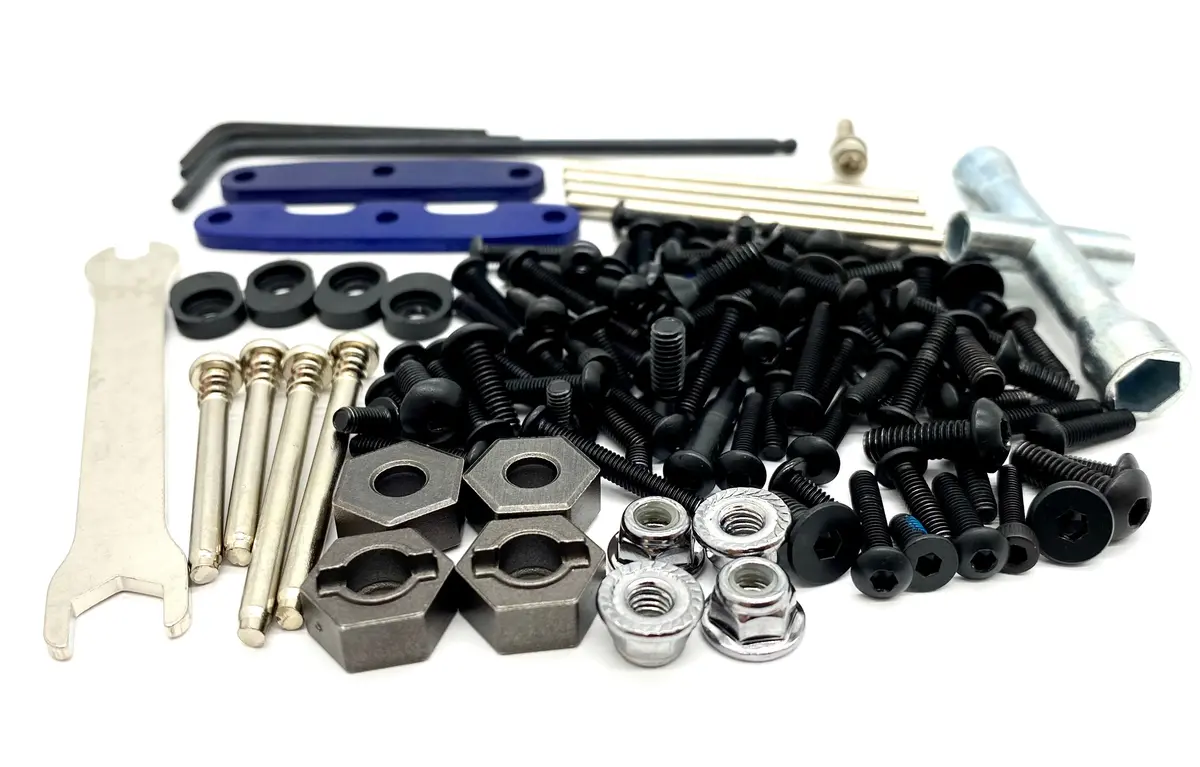 Raptor R Screws And Tools, Braces, Pins, Hardware Traxxas 101076-4 1
