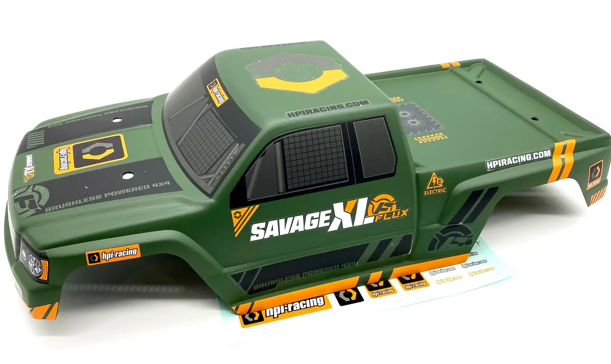 Savage Xl Flux Body (Gt-5 Gigante Truck Painted Cover Shell 113333 Hpi 160095 1