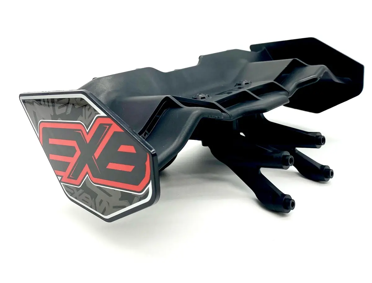 Kraton 8S Exb - Wing (Rear Spoiler 287Mm Black Ara480022 Arrma 1/5 Ara5808v2 1