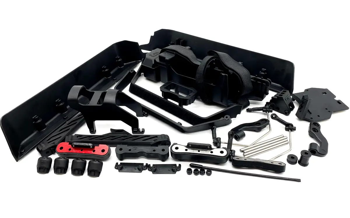 Arrma Mojave 6S Blx V2 - Side Guards, Battery Tray, Roll Tower, Chassis Braces Ara7604v2 1