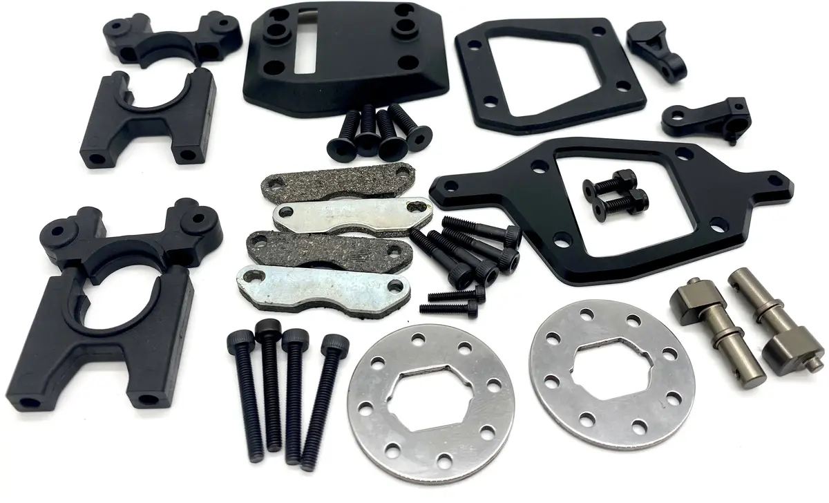 Hb Racing D8 Ws - Brake Set (Disc Center Diff Alum Chassis Brace D819 204850 1