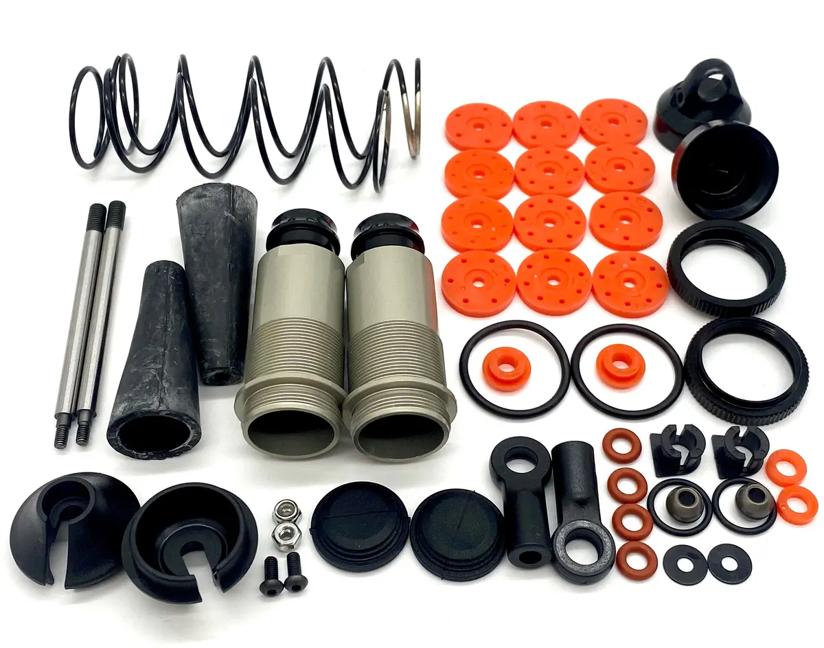 Hb Racing D8 Ws - Front Shocks (Dampers & Springs E819 D819 204850 Buggy 1