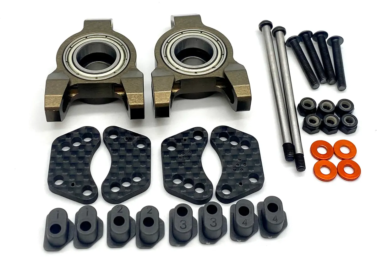 Hb Racing D8 Ws - Rear Hubs (Carrier Aluminum Pins 204850 Buggy 1