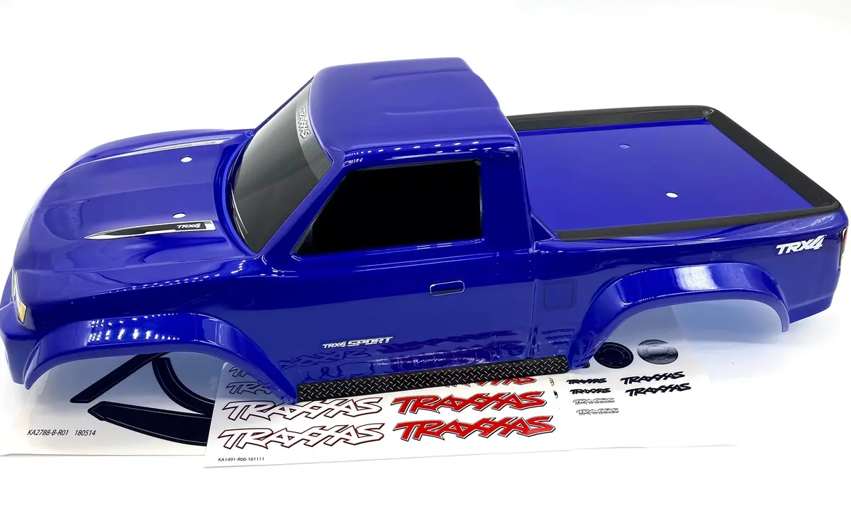 Trx-4 Sport - Body Cover, Desert Blue (Shell Factory Painted Traxxas 82024-4 1