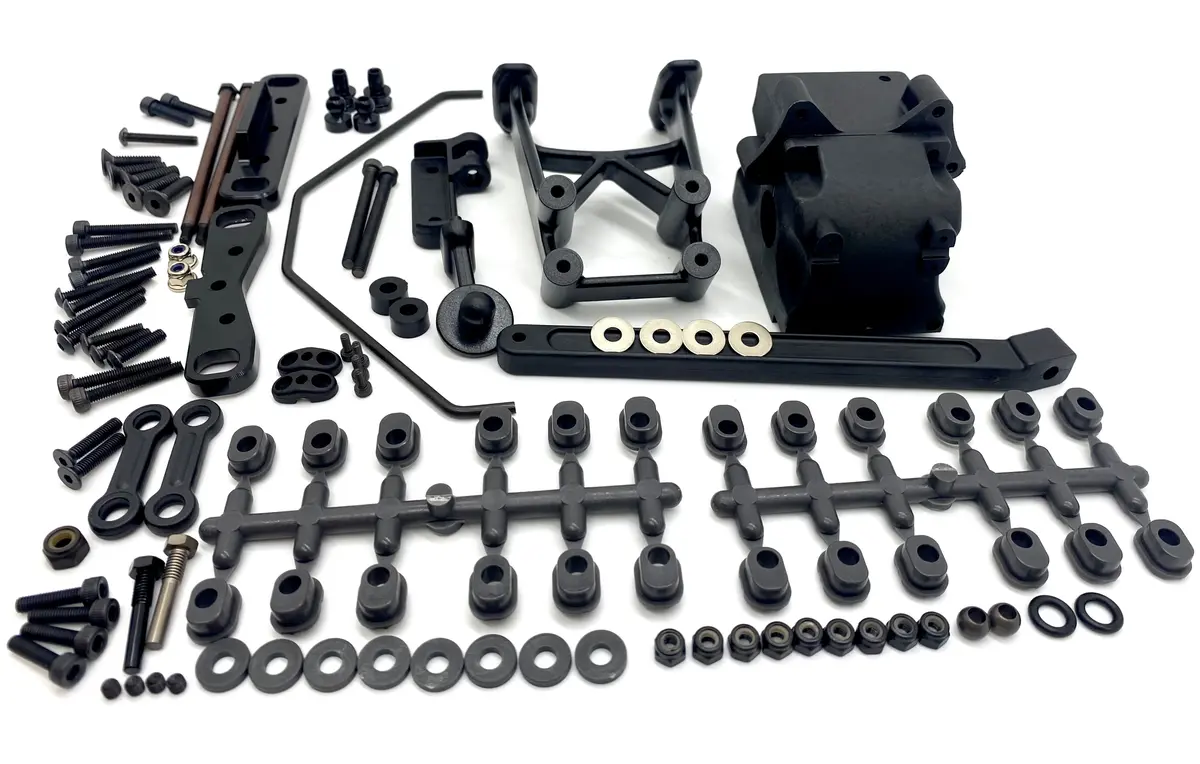 Hb Racing D8 Ws - Rear Suspension (Arm Mount Sway Bulkhead 204850 Buggy 1