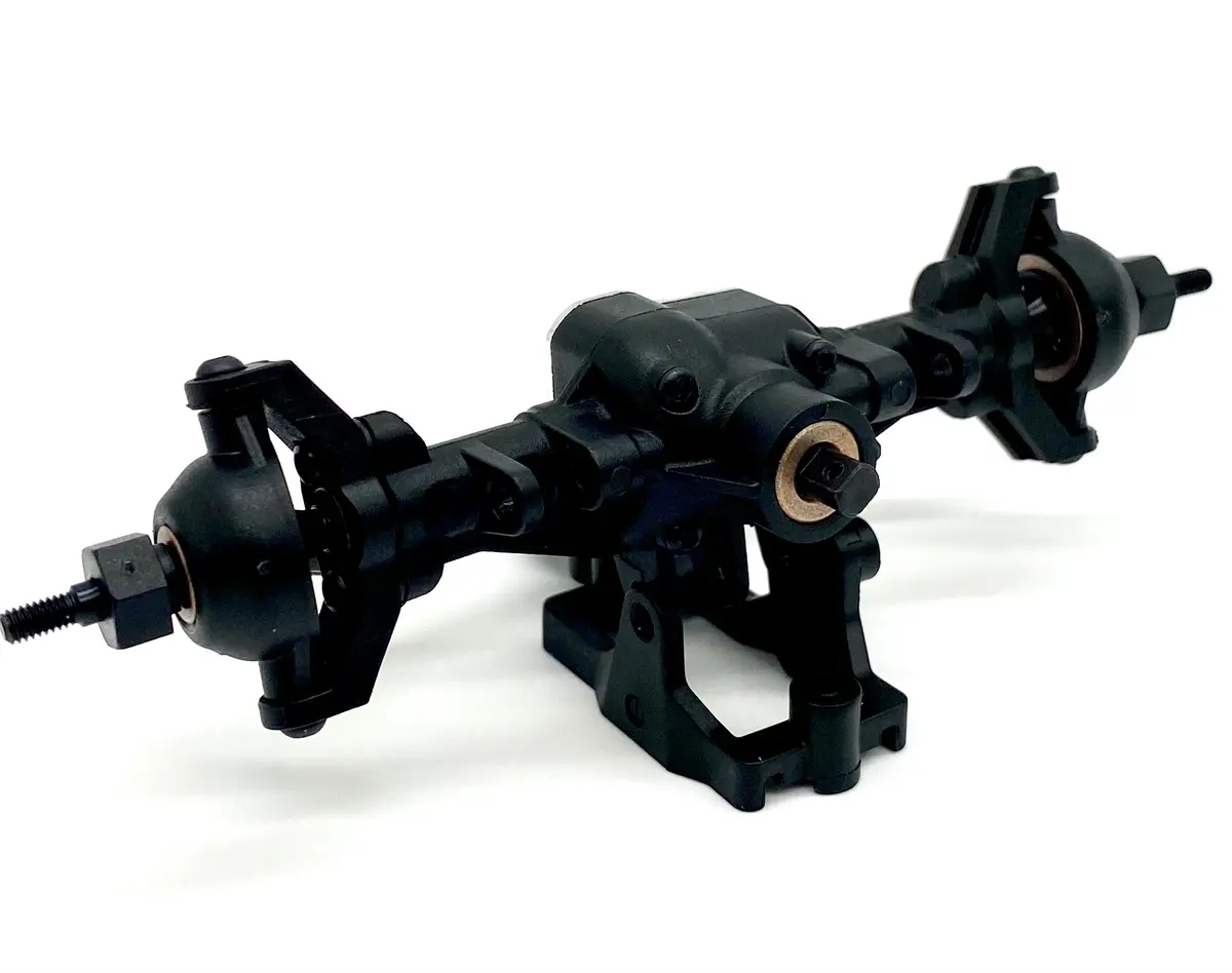 Fits Trx-4M K10 High Trail - Front Axle W/Shafts, Steering & Caster Blocks Traxxas 97064-1 2