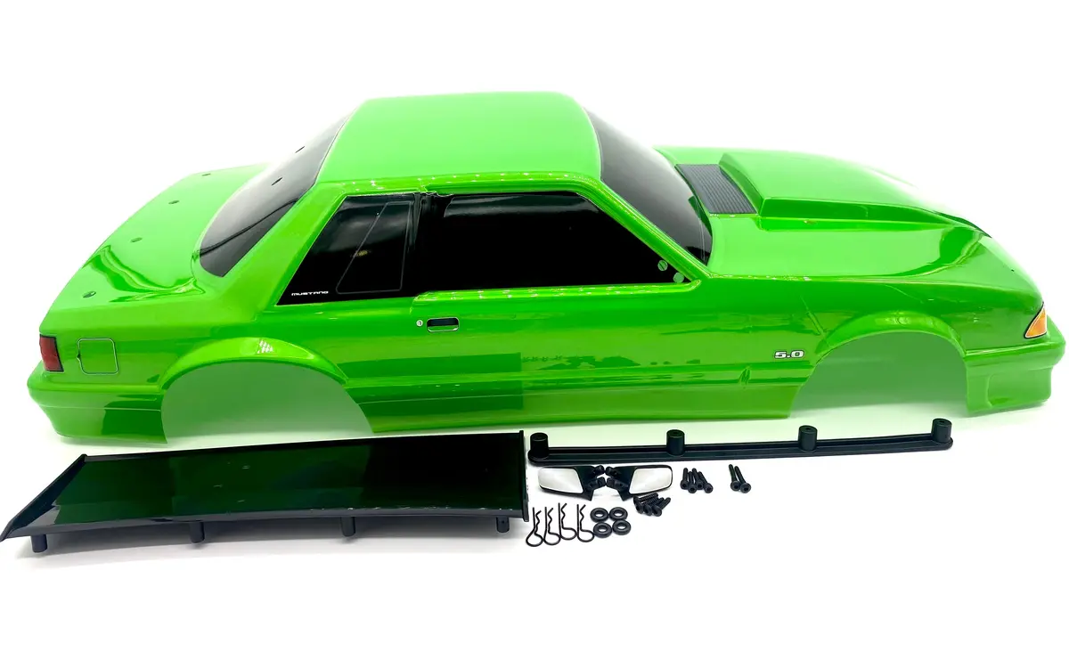 Drag Mustang - Fox Body (Green Complete W/Decals 9421G Traxxas 94046-4 1