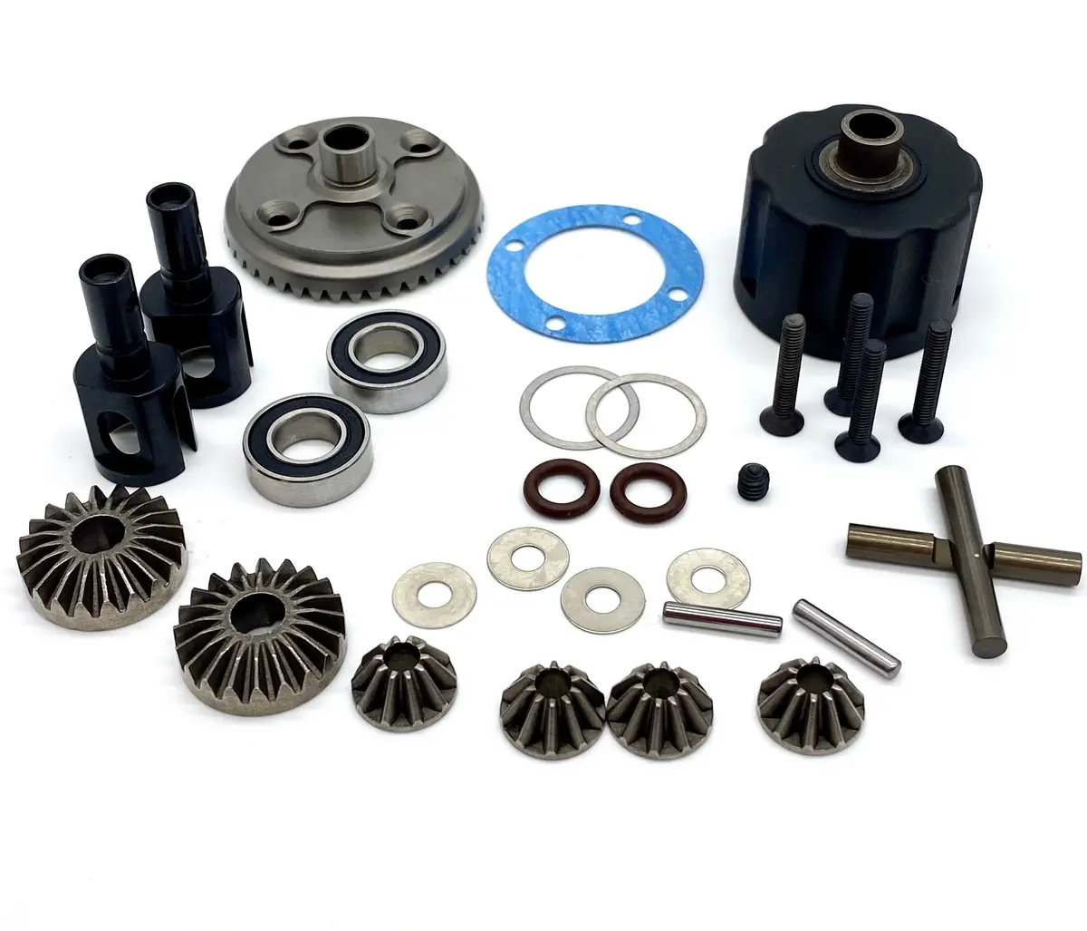 Hb Racing D8tevo3 - Front/Rear Differential Lightweight 43T E8tevo3 Truggy 204575 1