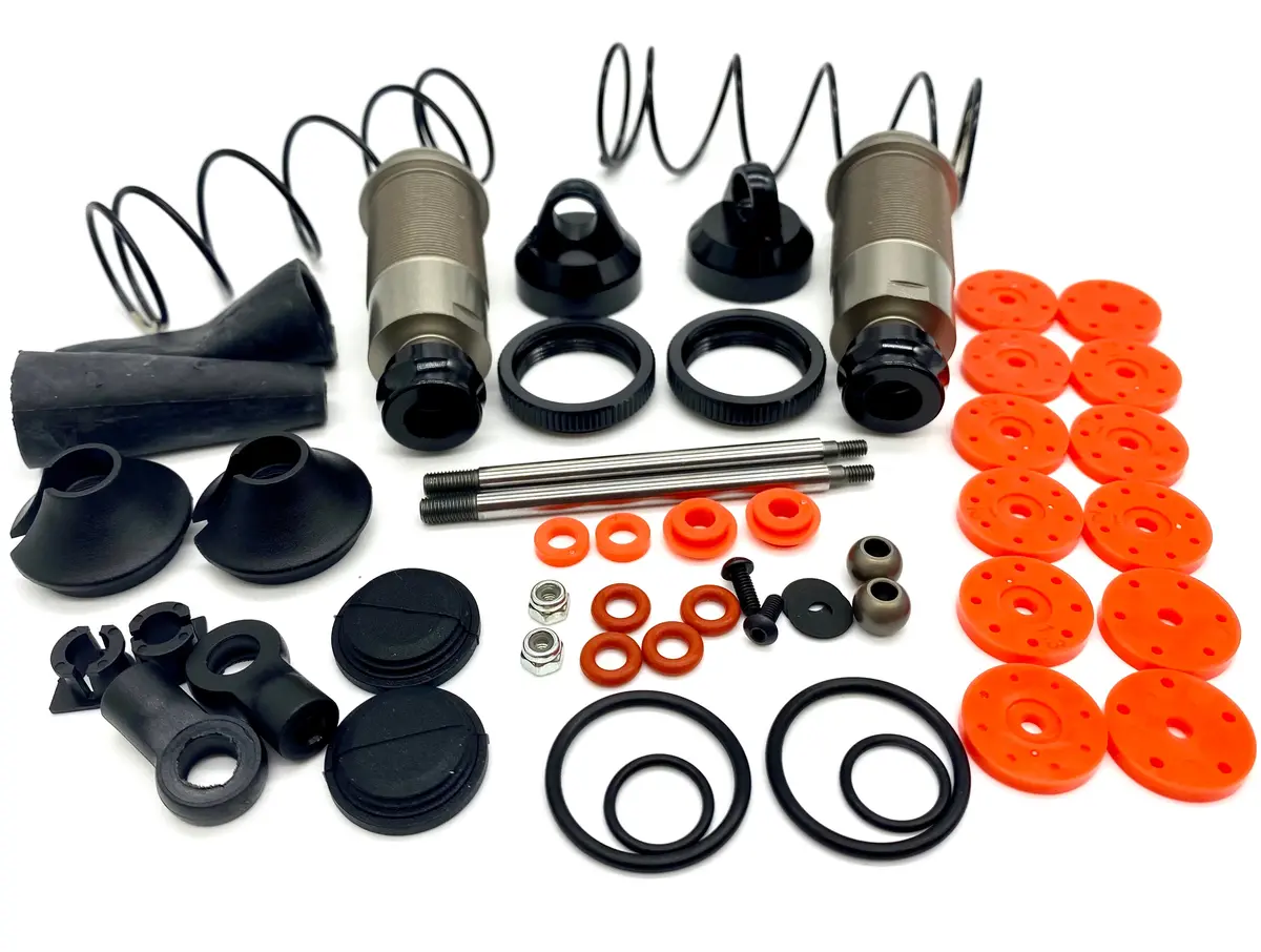 Hb Racing E8tevo3 - Front Shocks (Dampers & Springs D8t Truggy 204576 1
