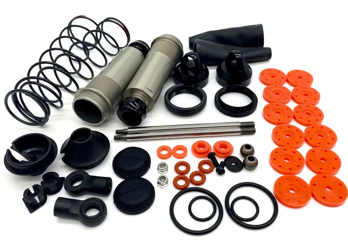 Hb Racing E8tevo3 - Rear Shocks (Dampers Springs Assembly D8t E819 Truggy 204576 1