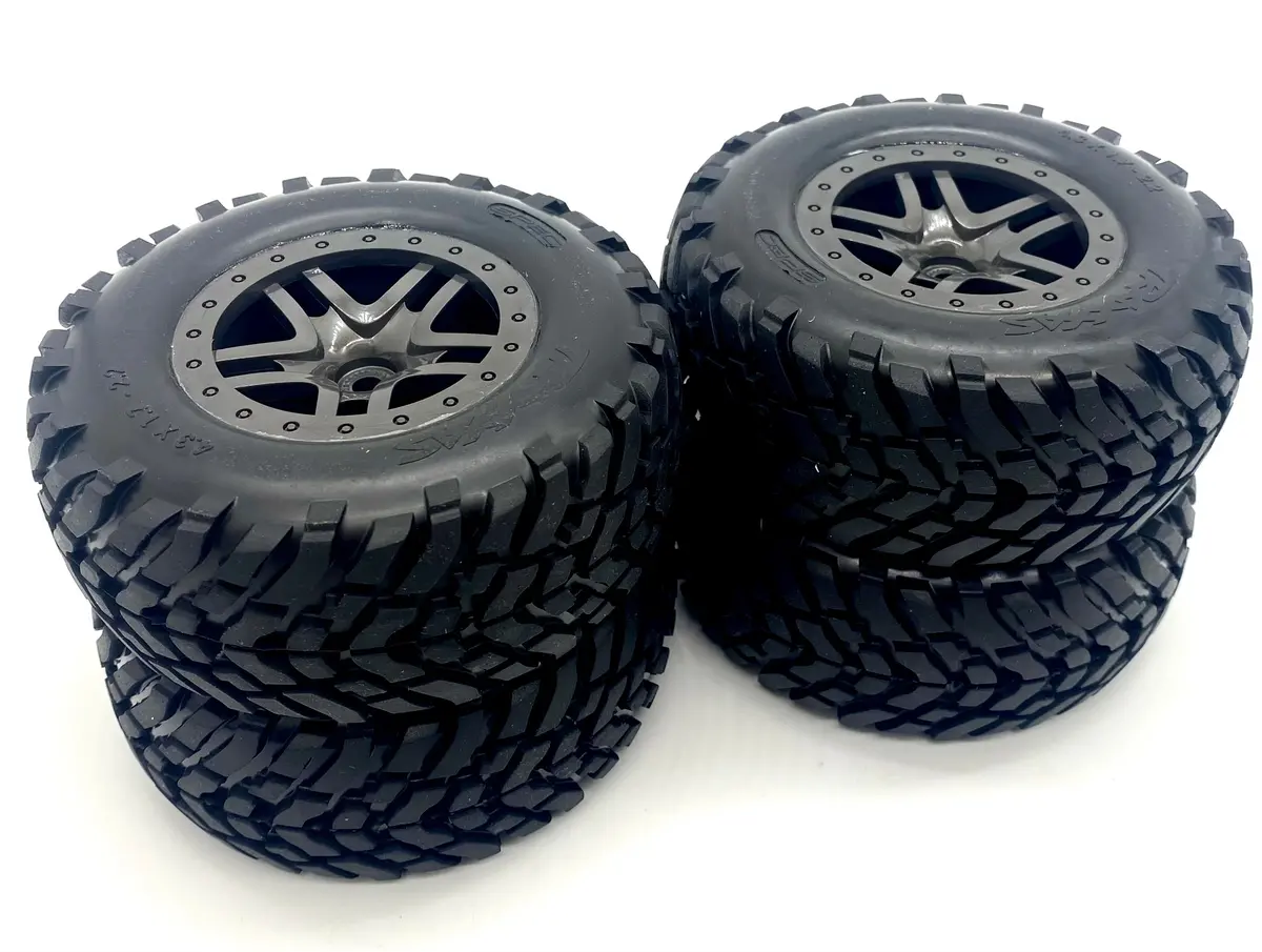 Fits Slash 4X4 Bl-2S - Tires & Wheels (12Mm Sct Tyres Spec Traxxas 68154-4 1