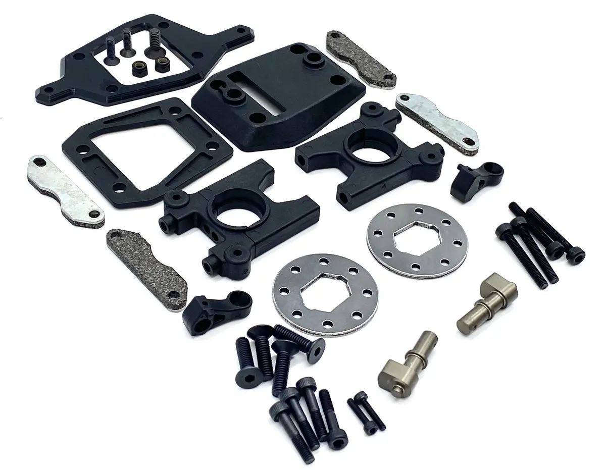 Hb Racing D8tevo3 - Brake Set (Disc Center Diff Alum Chassis Brace 204575 1