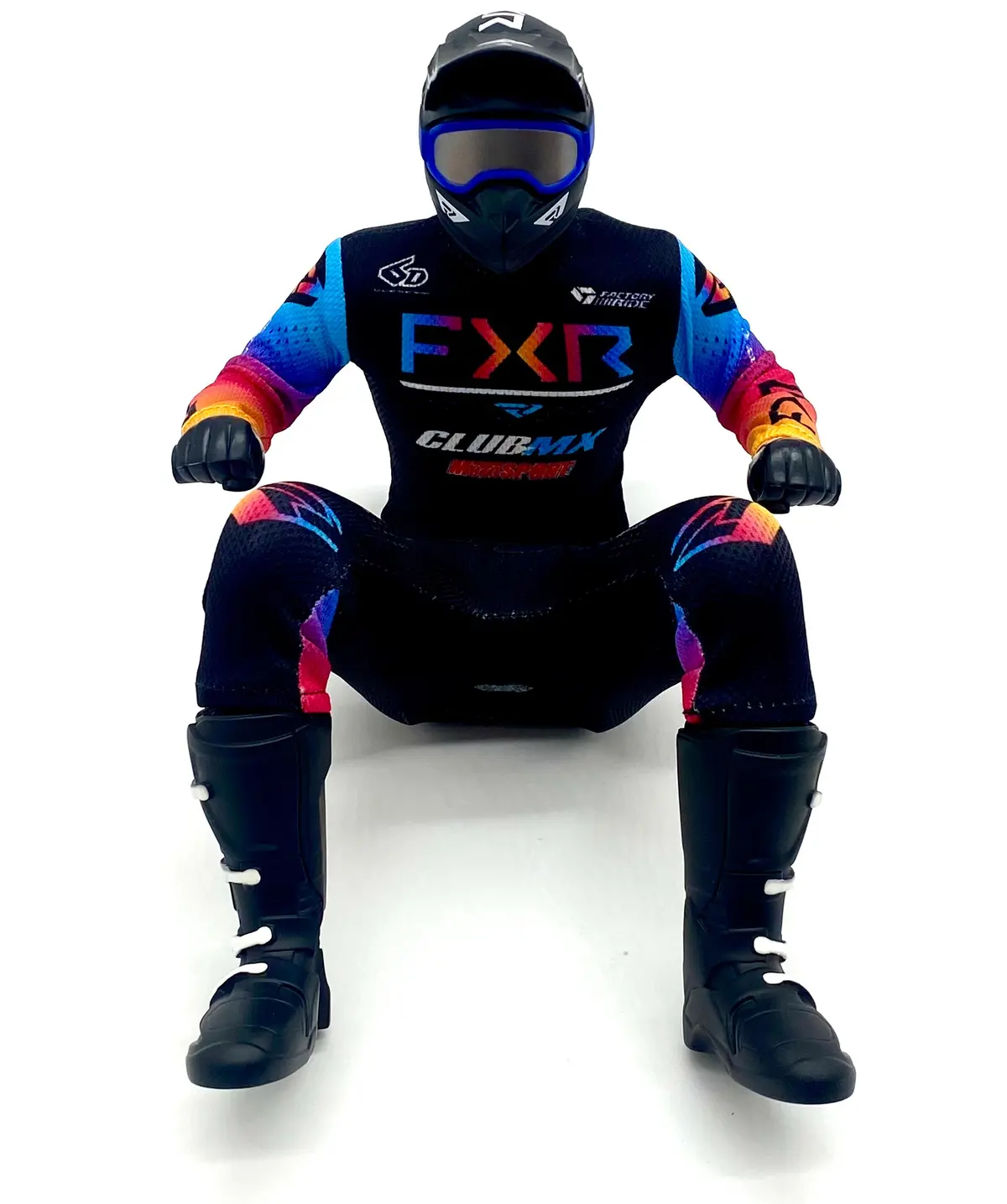 Losi Promoto - Rider Figure, (Blue) Club Mx Fxr & Jersey Set Los06000 1