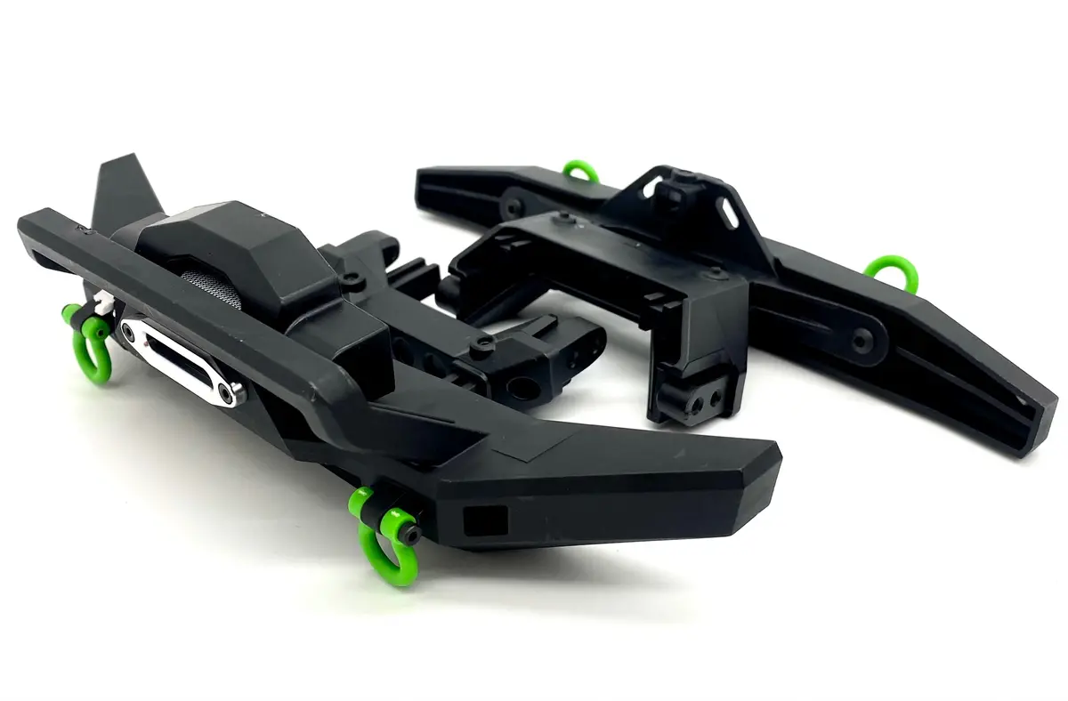 Trx-4 High Trail - Bumpers (Front, Rear,And Mount Grn Traxxas 82044-4 1