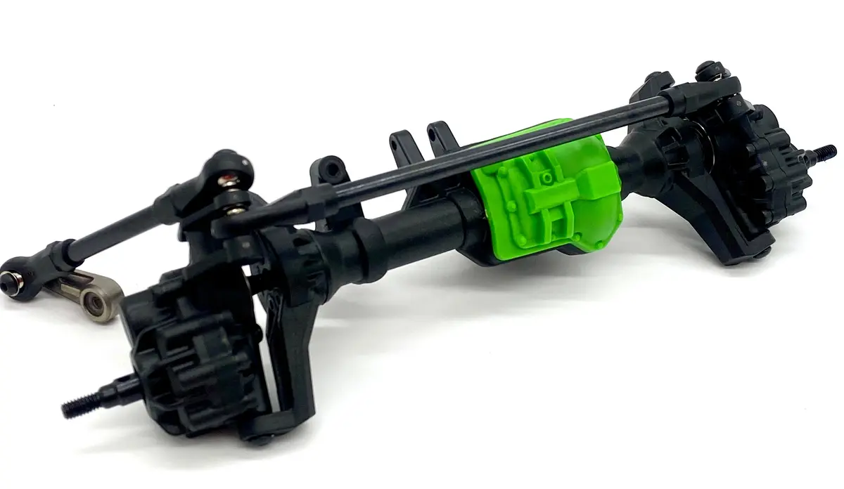 Trx-4 High Trail - Front Portal Axle & Housing, Spool Diff, Grn Cvr Traxxas 82044-4 1