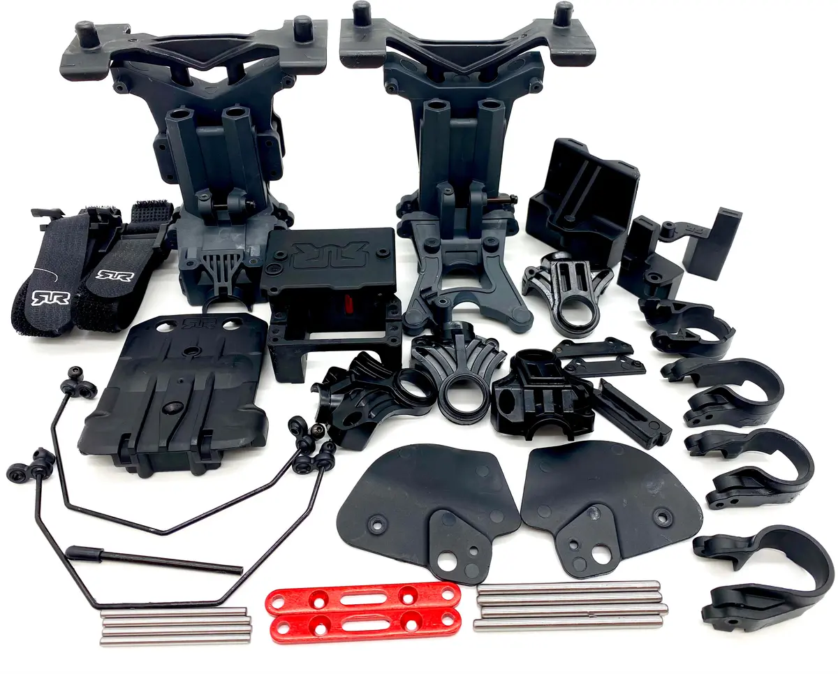 Arrma Mojave 4S 4X4 - Radio Box, Battery Mount, Pins, Sway Bar, Bumpers Ara4404 1