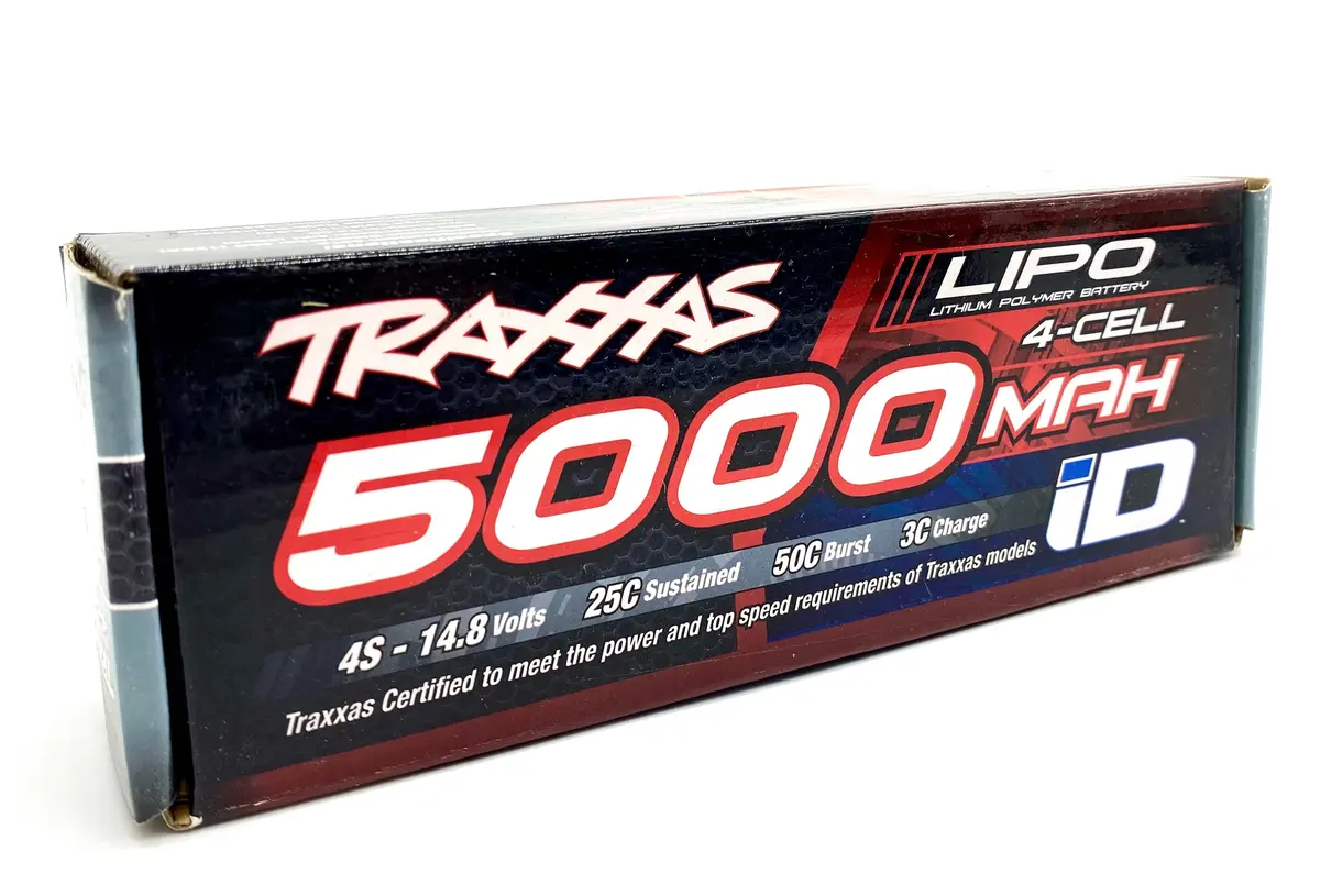 X-Maxx 4S Traxxas Tra2889x Power Cell 5000Mah Lipo Battery W/ Id Connector 1