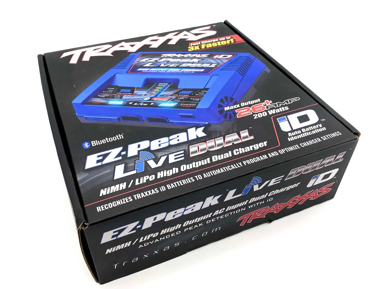 Traxxas Ez-Peak Live Dual High Output Charger Nihm / Lipo Maxx Id Connection Tra2973 2973 1