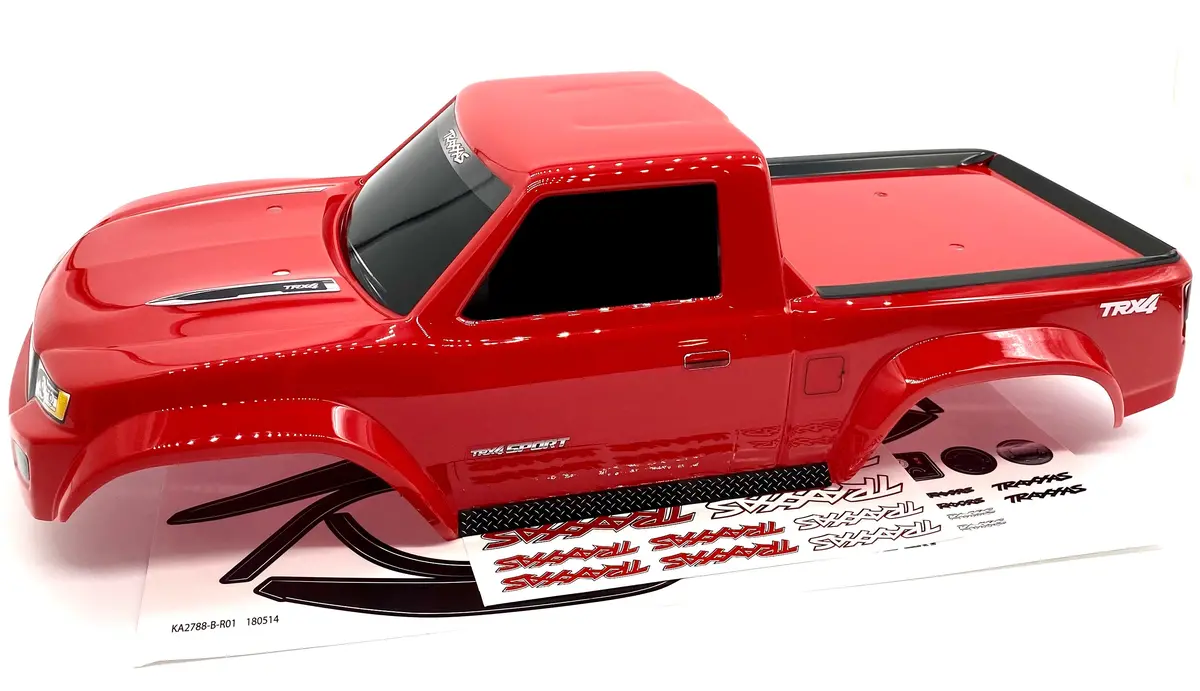 Trx-4 Sport - Body Cover, Desert Red (Shell Factory Painted Traxxas 82024-4 1