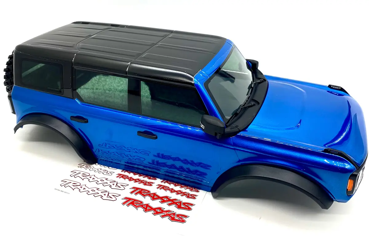 Trx-4 S&T Bronco - Body Cover, Blue (Factory Painted, Complete 92076-4 1