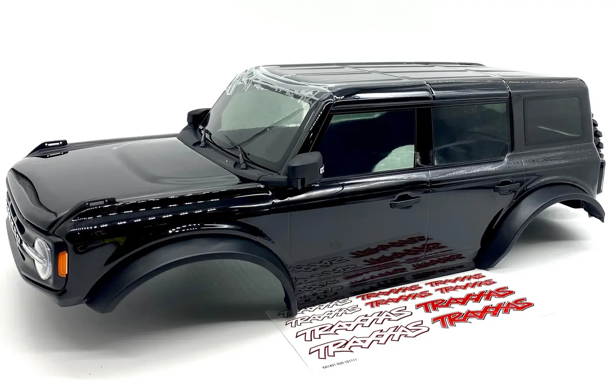 Trx-4 S&T Bronco - Body Cover, Black (Factory Painted, Complete 92076-4 1
