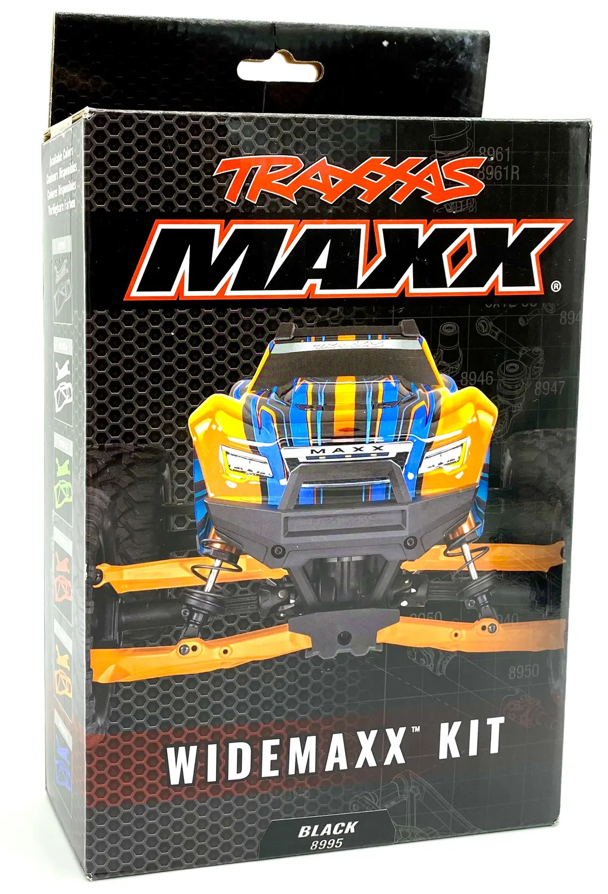 1/10 Wide-Maxx Suspension Kit (Black) Widemaxx Arms Toe Links 89086-4 1