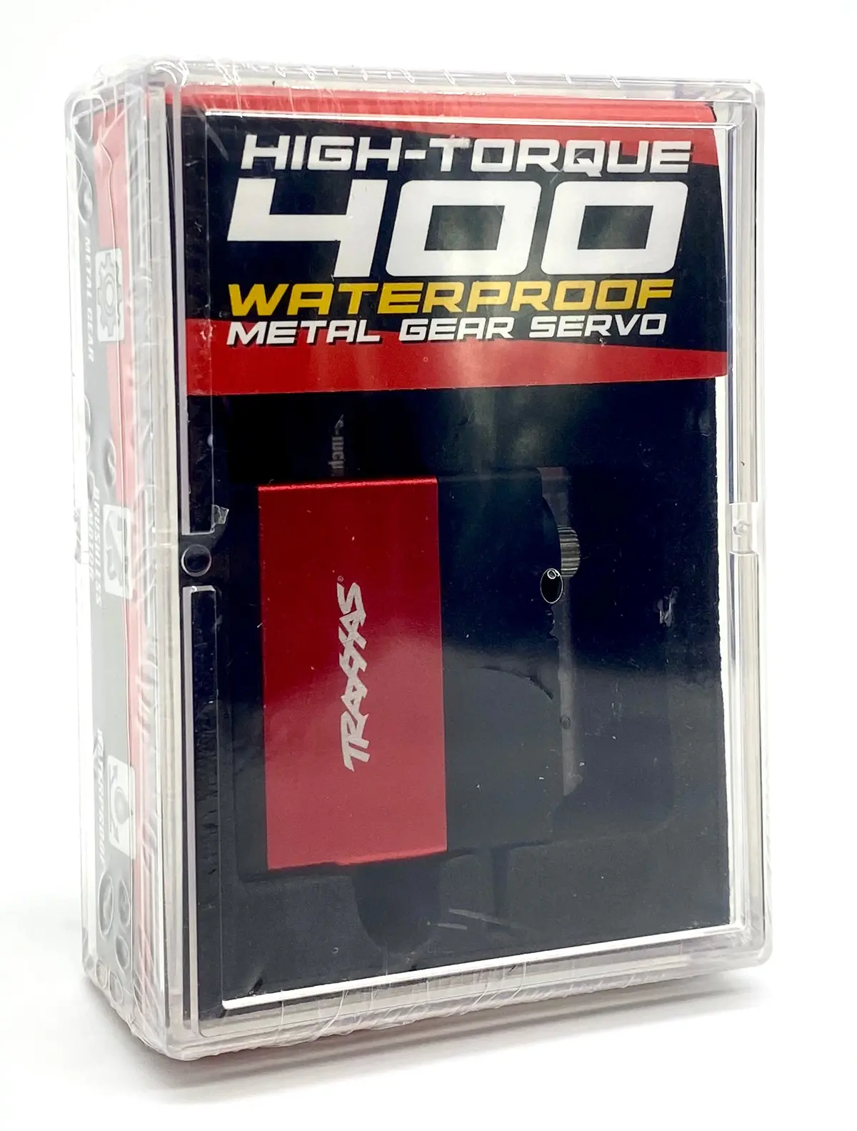 Traxxas High-Torque 400 Red Waterproof Metal Gear Servo Slash E-Revo Rustler Bandit Tra2255 1