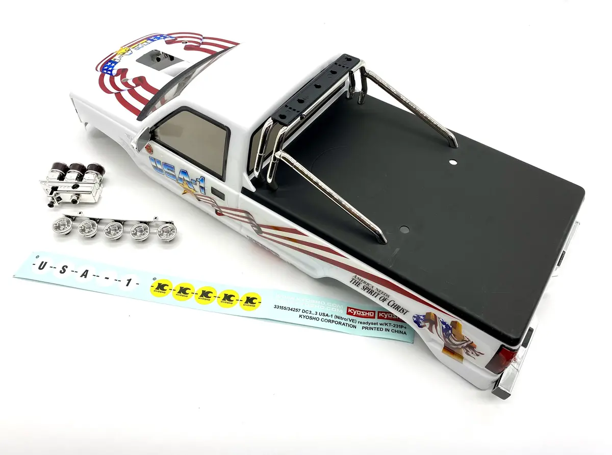Usa-1 Ve Body Shell Mab405 Rollbar Kyosho Kyo34257 1