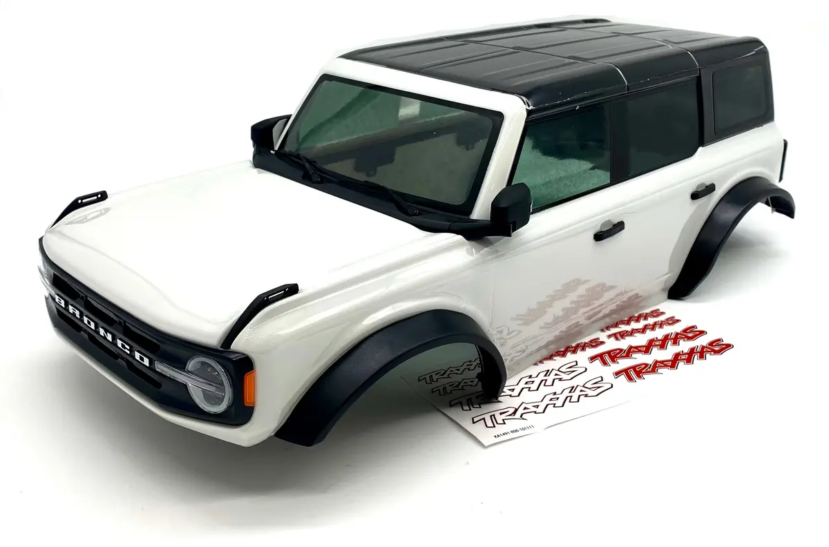 Trx-4 S&T Bronco - Body Cover, White (Factory Painted, Complete 92076-4 1