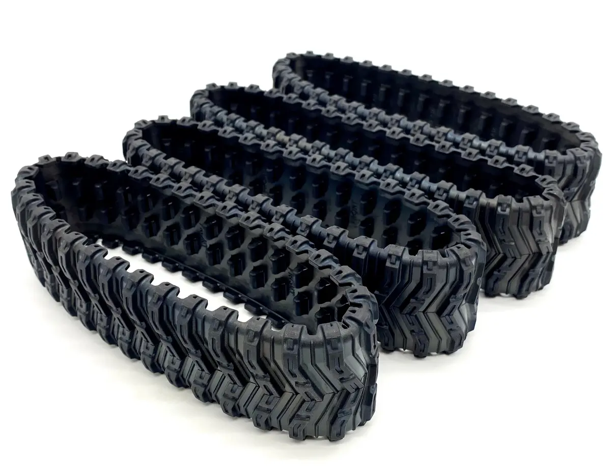 All-Terrain Traxx Rubber Track Set Front/Rear Left/Right, Trx-4 82034-4 1