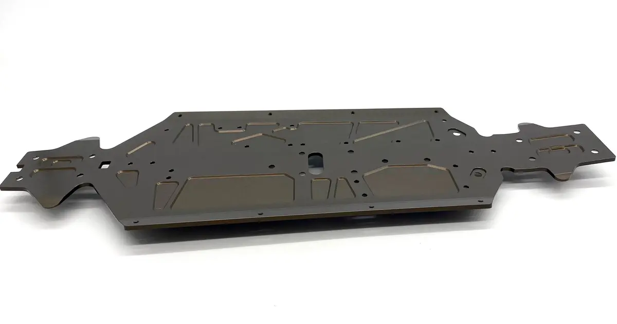 Mbx8r Eco Chassis Plate (E2433; 3Mm Hard-Anodized Aluminum Mugen E2028 1