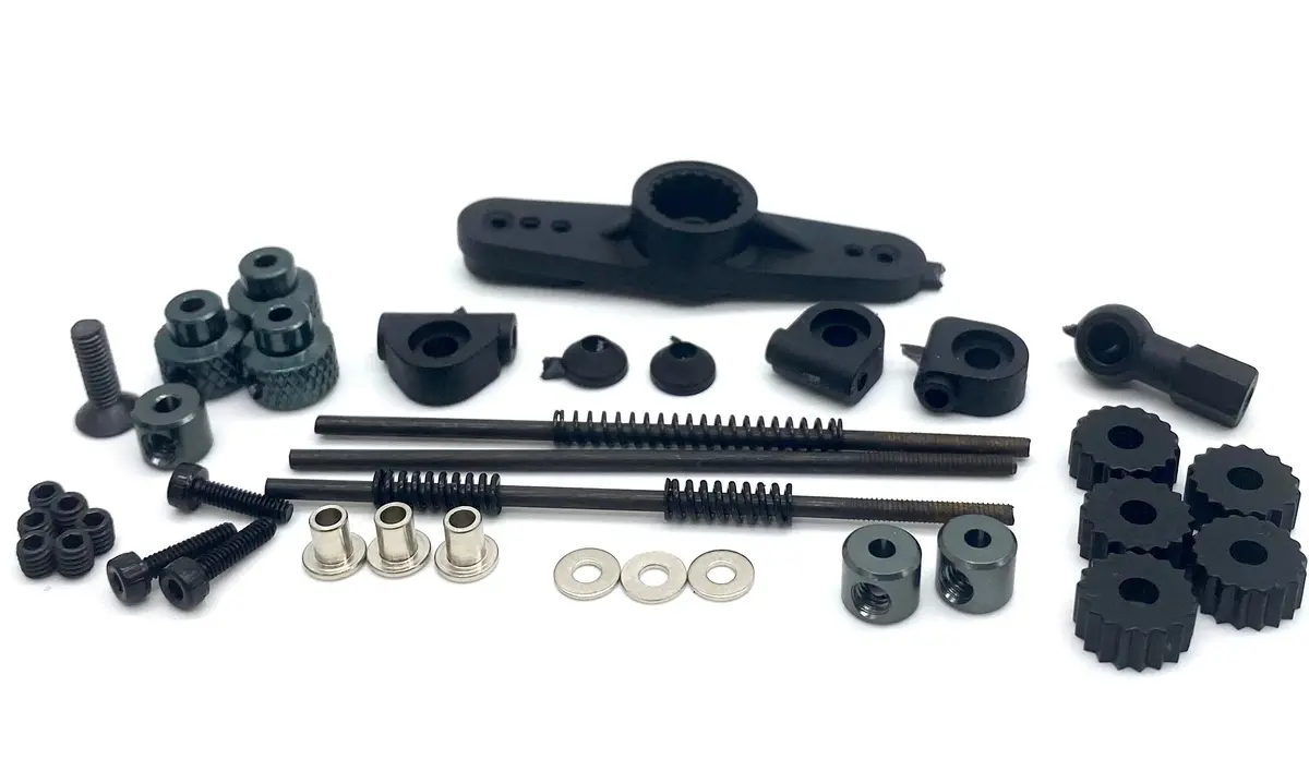 Mbx8r Linkage Set (Bag-M1) Servo Throttle Brake Horn Toppers Mbx7r Mugen E2027 1