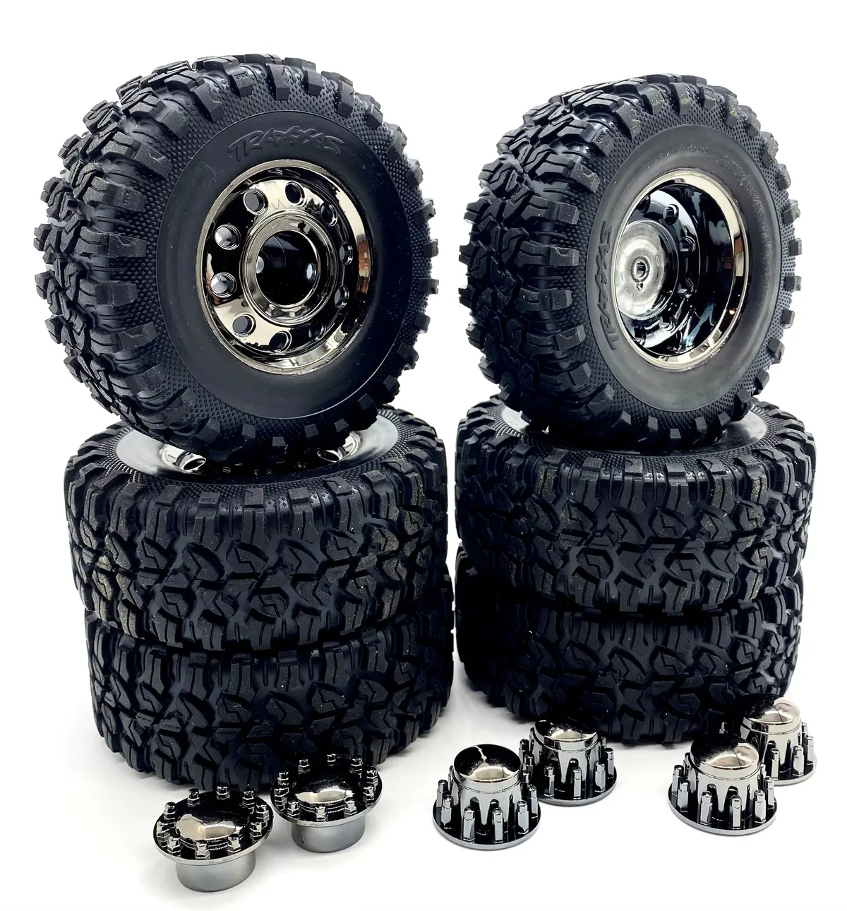 Trx-6X6 Flatbed Hauler - Tires & Wheels (Assembled 2.2" 8874 88086-4 1