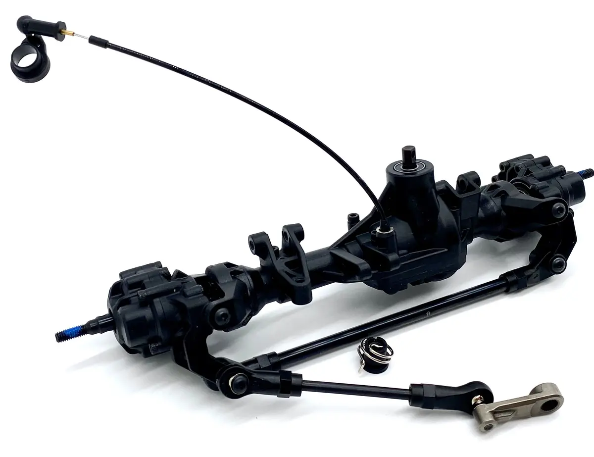 Trx-6X6 Flatbed Hauler - Front Portal Axle & Housing Locking Diff 88086-4 1
