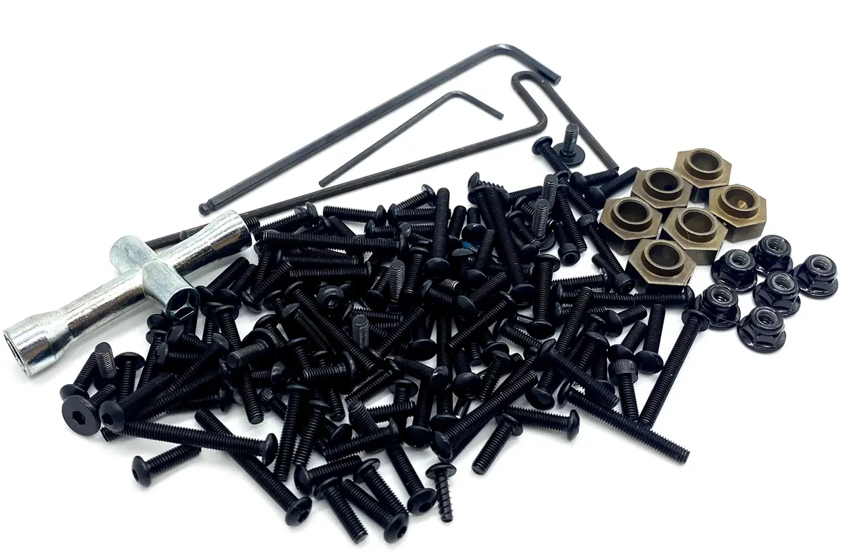 Trx-6X6 Flatbed Hauler - Screws Tools 12Mm Hex Hubs Nuts Hardware 88086-4 1