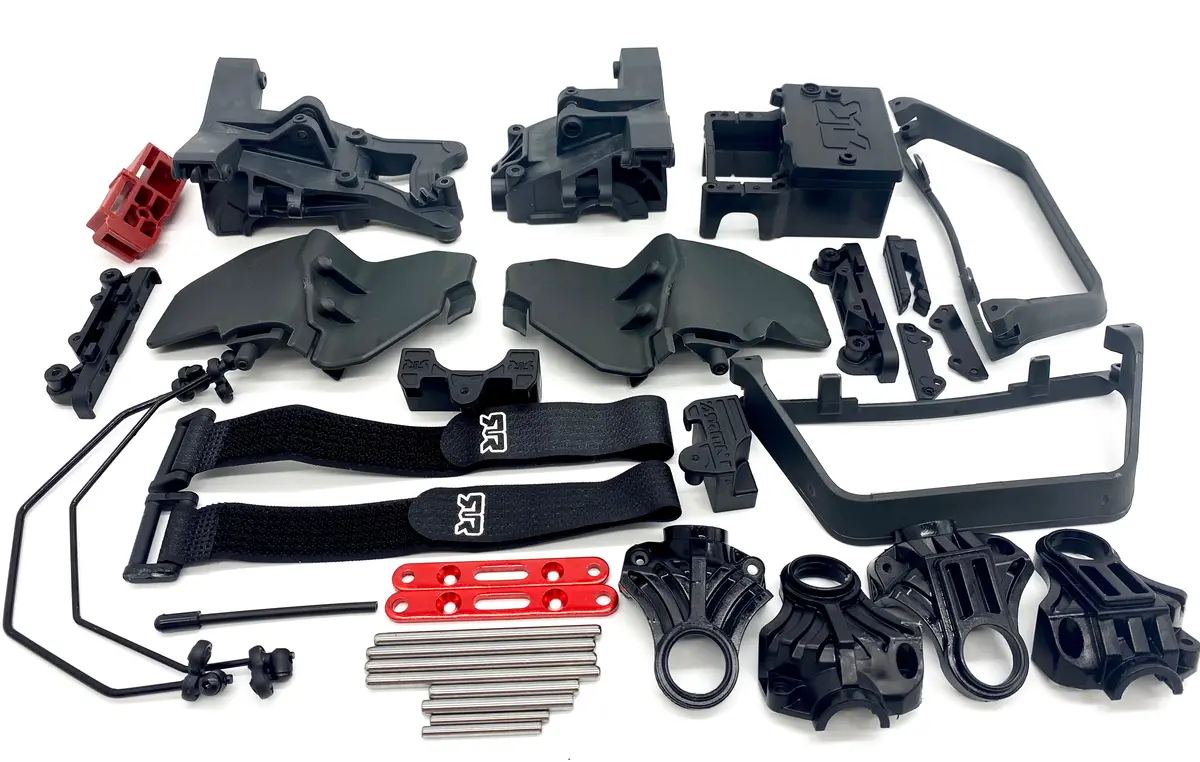Arrma Infraction 4X4 3S Blx - Side Guards Towers Mounts Bulkhead Ara4315v3 1