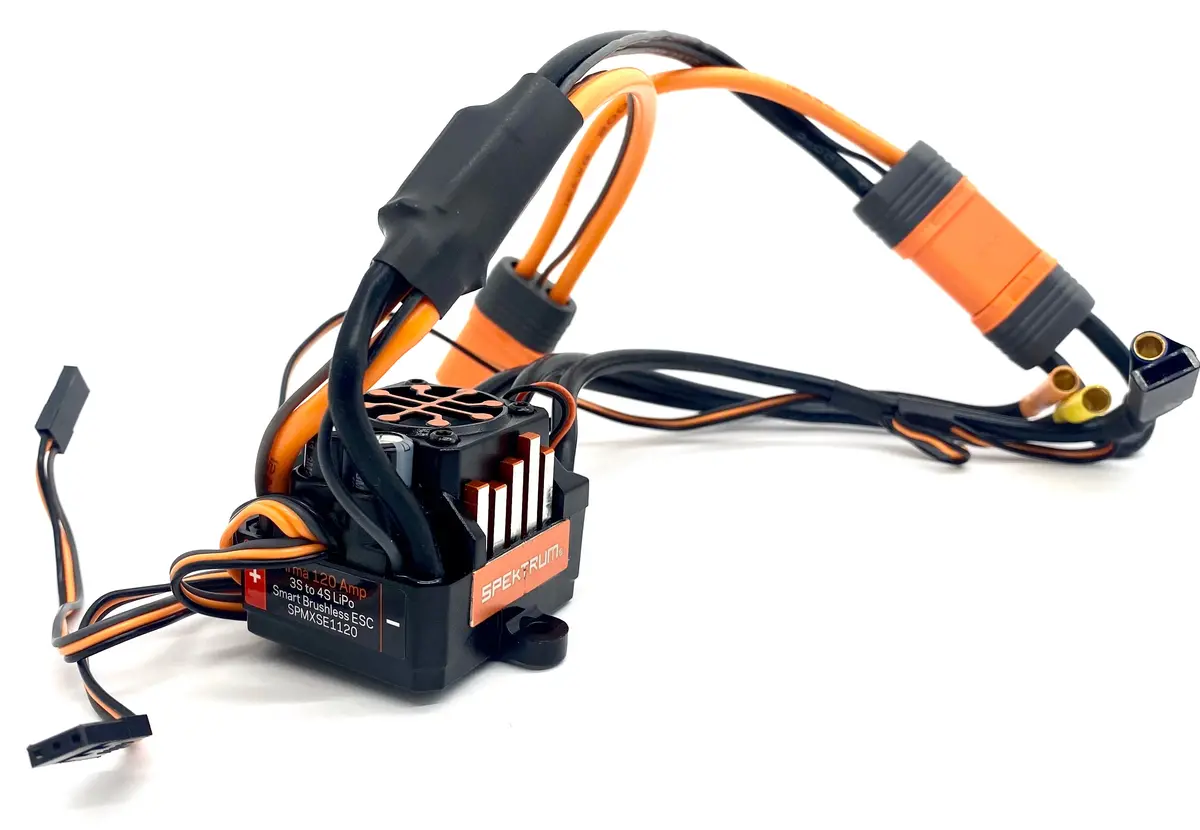 Arrma Outcast 4S 4X4 - Esc Firma 120A Brushless, Smart Spmxse1120 Ara4410 1