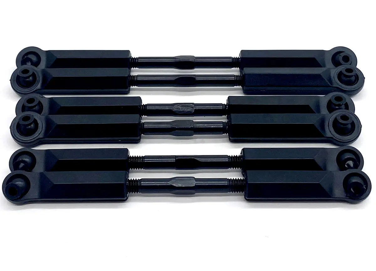 Arrma Kraton 4S 4X4 - Tie Rods, Steel , M4 X 85Mm And 95Mm Black W/Ball Ends Ara4408v2 1