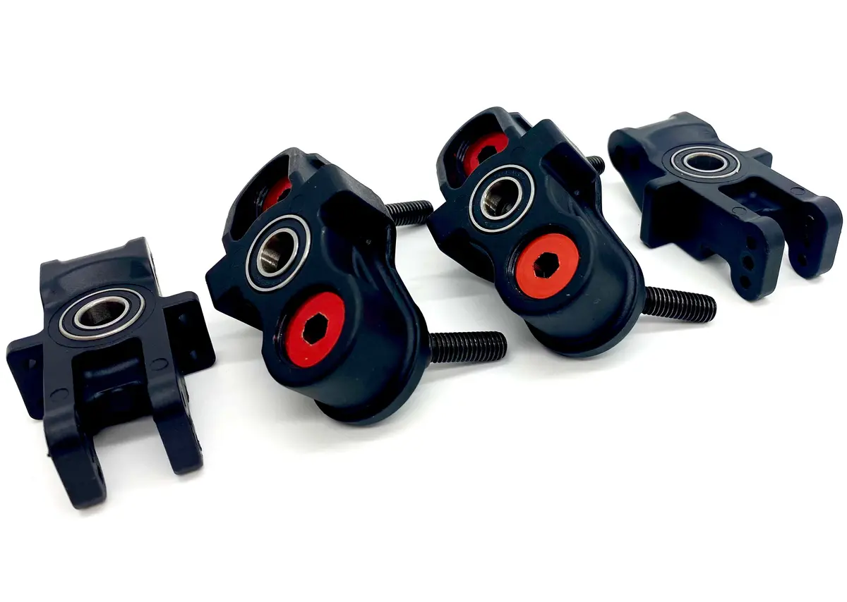 Team Corally Asuga Xlr - Hubs, Bearings Front/Rear Uprights Steering Blocks C-00288 1