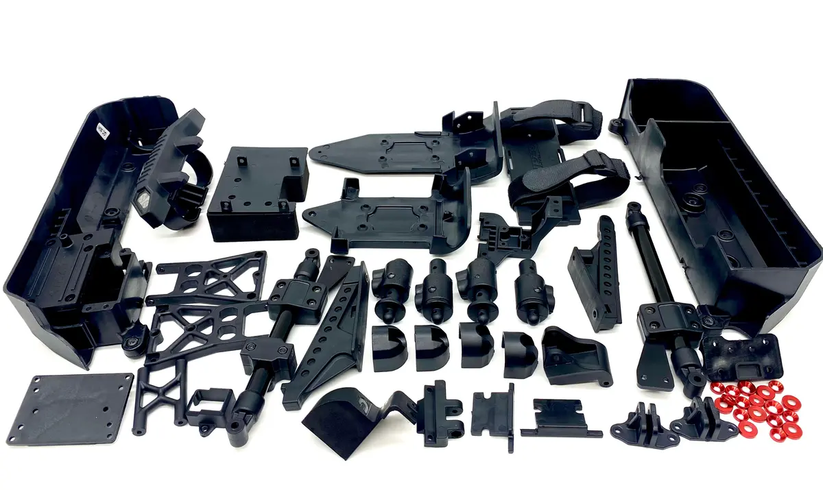 Team Corally Sketer - Side Guards, Battery Esc Tray, Roll Tower, Mounts C-00191 1