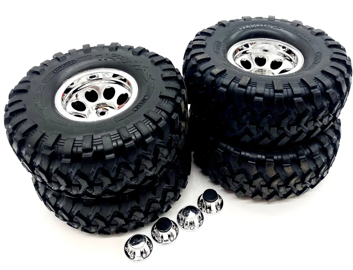 Trx-4 Chevy K5 Blazer - Tires & Wheel Set Assembled K10 Canyon Trail 2.2 92086-4 1