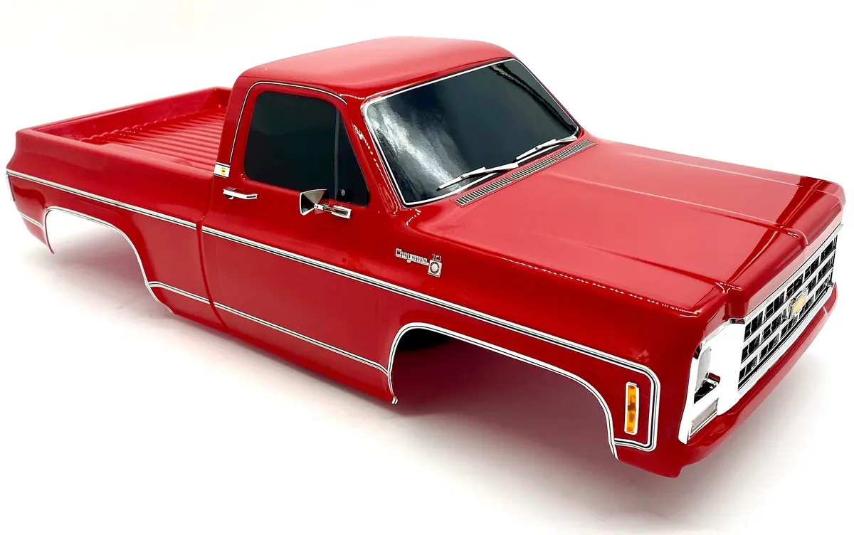 Trx-4 Chevy K10 - Body Cover, Red (Factory Painted, Complete 92056-4 1