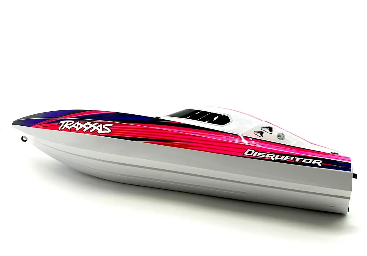 Disruptor Boat Hull & Hatch (Pink Graphics 10615 10616) Traxxas 106064-4 1