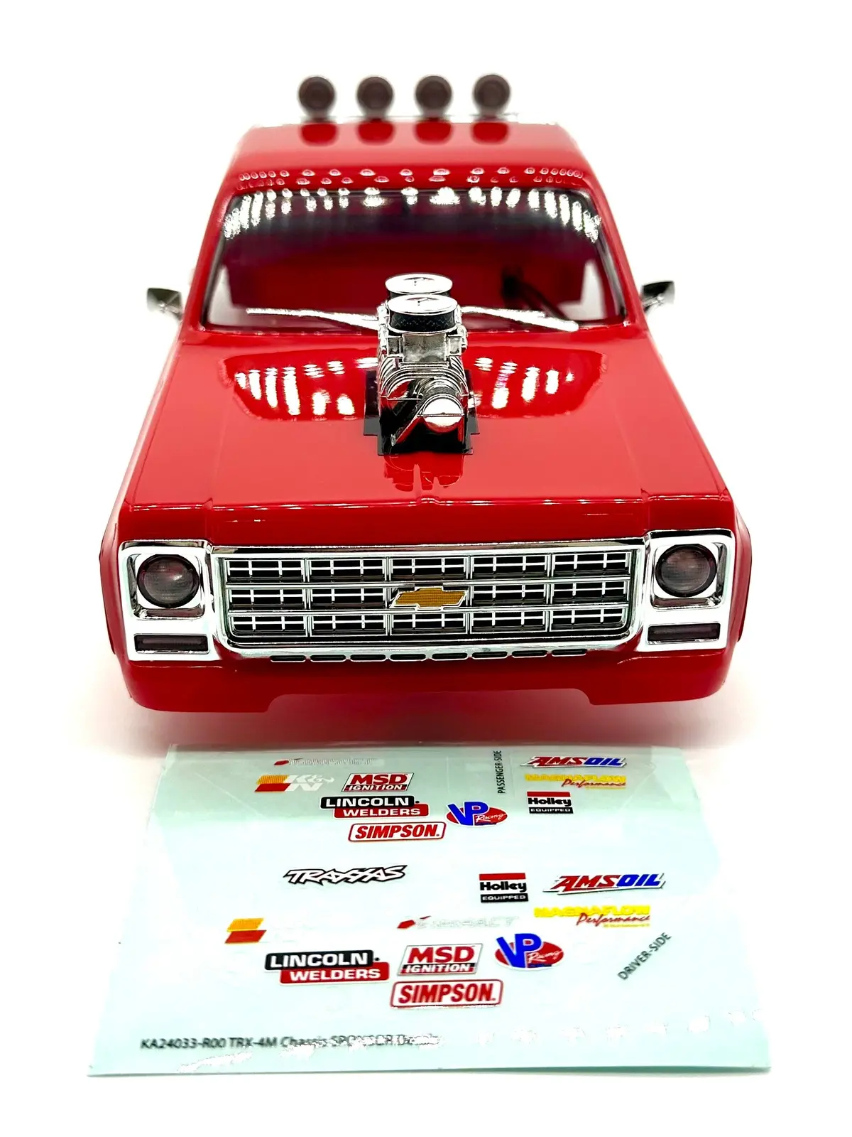 Fits Trx-4Mt K10 - Body Cover, Red (Factory Painted, Complete Traxxas 98064-1 1